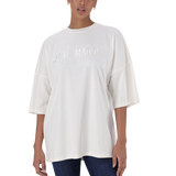 ODESSA CREAM OVERSIZED BOXY T-SHIRT