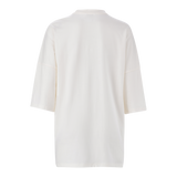 ODESSA CREAM OVERSIZED BOXY T-SHIRT