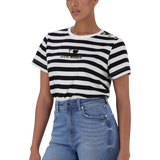 HAZEL BLACK WHITE HEART T-SHIRT WITH POPPERS