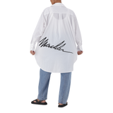 OPHELIA WHITE OVERSIZED SHIRT