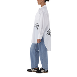 OPHELIA WHITE OVERSIZED SHIRT