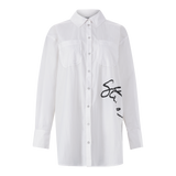 OPHELIA WHITE OVERSIZED SHIRT