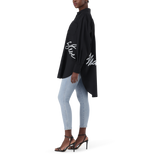 OPHELIA BLACK OVERSIZED SHIRT