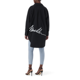 OPHELIA BLACK OVERSIZED SHIRT
