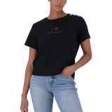 HAZEL BLACK HEART T-SHIRT WITH POPPERS