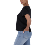 HAZEL BLACK HEART T-SHIRT WITH POPPERS