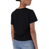 HAZEL BLACK HEART T-SHIRT WITH POPPERS