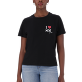 MIA BLACK REGULAR FIT T-SHIRT