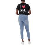 MIA BLACK REGULAR FIT T-SHIRT