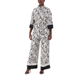 NYLA WHITE KIMONO SHIRT WITH BELT