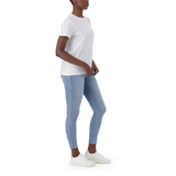 RITA WHITE CLASSIC CREW NECK T-SHIRT