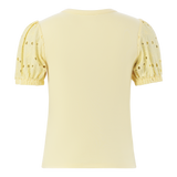 CELINE LEMON PUFF SLEEVE TOP