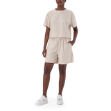 AYAAN STONE EMBOSSED LOGO TOP