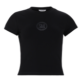 KENDALL BLACK SHORT SLEEVE TOP