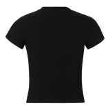 KENDALL BLACK SHORT SLEEVE TOP