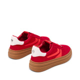 DODGE 2.0 RED WHITE SUEDE