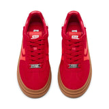 DODGE 2.0 RED WHITE SUEDE